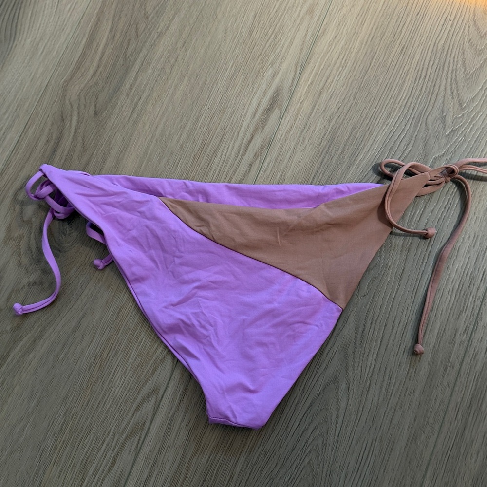 L*SPACE Two-Tone Pink & Brown Women's Bikini Set - Picture 5 of 5